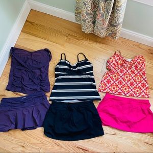 Lands End Swim Separates size 6P